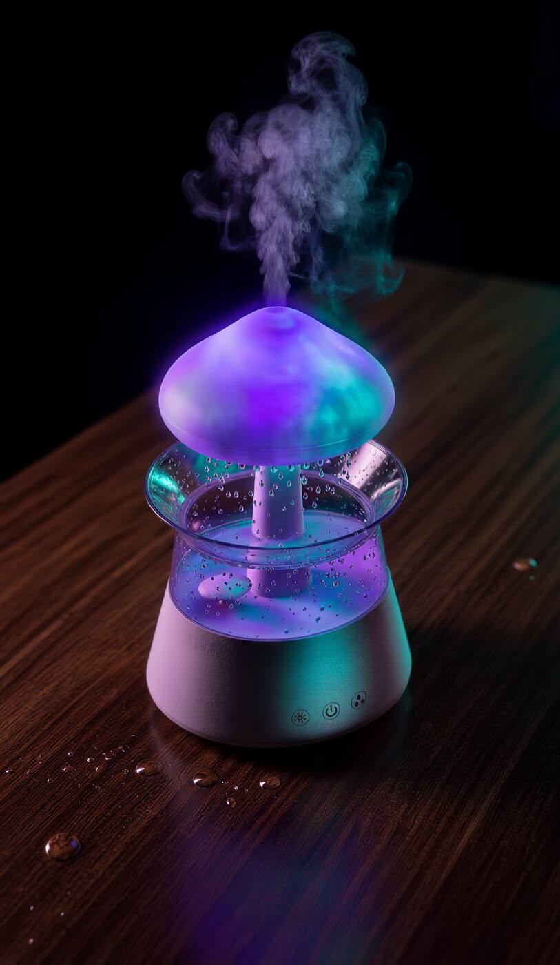 Mystical Rain Cloud Aroma Diffuser – 7-Color Night Light & Humidifier